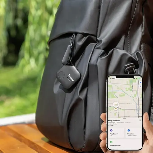 Локатор Nutale Air Pro Key Finder Tag Black – Только IOS – 1 шт. Bluetooth Item Finder Tracker Item Locator - Работа с iPhone - фото 7