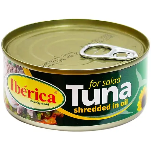 Уценка. Тунец Iberica для салатов в масле 150 г - фото 1