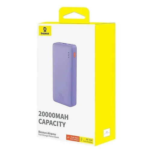 Павербанк Baseus Airpow 10000 mAh 20W (P10022801513-00) фіолетовий - фото 6