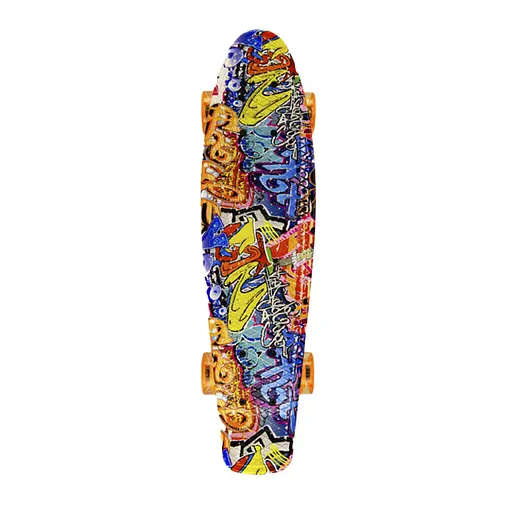 Скейт "Пенни борд" Bambi SC20409 колеса со светом, принт, 56 см - фото 1