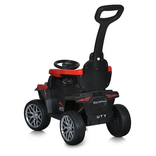 Каталка-толокар M 4802EL-3, пластик, метал, до 23 кг, MP3, USB, Bluetooth, індикатор батареї, червона - фото 2