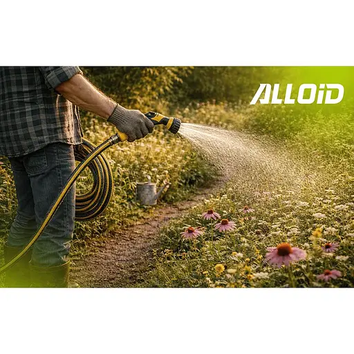 Шланг армированный 4-х слойный Alloid Building Tools Amber Hornett 1/2" 50 м (WH-67649) - фото 9