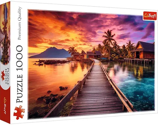 Набор Пазлы – (1000 элм.) – "Загадочный остров" / Trefl - фото 1