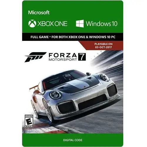 Гра Forza Motorsport 7 (ваучер на скачування) (російська версія) (Xbox One)