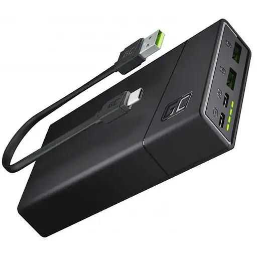 Power Bank Green Cell с быстрой зарядкой PowerPlay20 20000 мАч 18 Вт