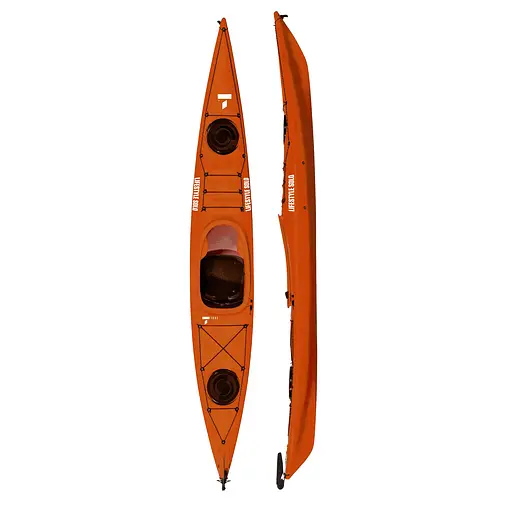 Каяк Tahe Lifestyle Solo Pe Rudder Orange (1053-107665)