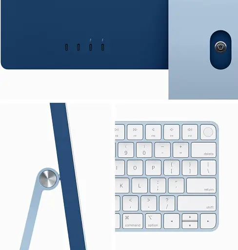 Моноблок Apple iMac 24" M3 10GPU 256GB Blue (MQRQ3) 2023 [99096] - фото 5