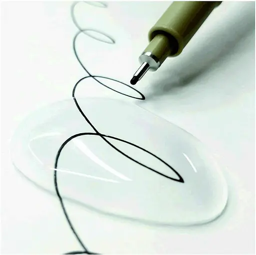 Набор линеров Pigma Micron 6 шт + 1 линер-кисть Pigma Brush + Pigma Micron PN в подарок Sakura - фото 3