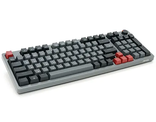 Клавіатура ігрова механічна JEDEL KL114 Drinkey Red Swich Black - фото 2