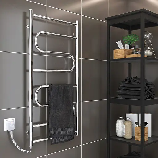 Электрический полотенцесушитель Kosser Зигзаг 1000x500 EL рег. ДЗ03ЕL, Хром, Левое - фото 3