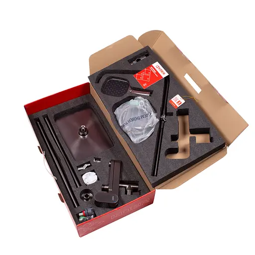 Душова система Koer KB-56030-07 3 функції KR5429, Графіт - фото 3