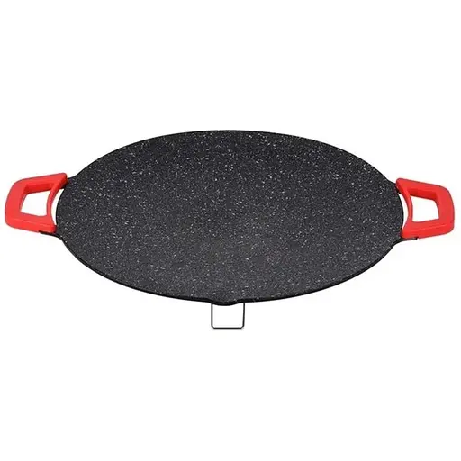 Электрический гриль барбекю Raf R.5304 открыт с двумя ручками 36см 1800Вт Черный - фото 1