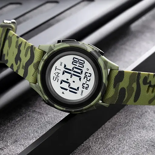 Наручний годинник чоловічий 1893CMGN Green Camo Skmei acs0030495 - фото 4