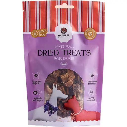 Лакомство для дрессировки собак Natural легкие говяжьи макси 50 г