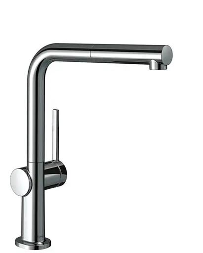 Змішувач Hansgrohe Talis 270 1jet кухонний з витяжним виливом Sbox 72809000 Хром - фото 1