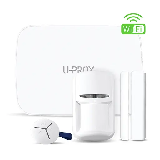 Комплект бездротової сигналізації U-Prox MP WiFi S White з 2G, WiFi (23-00306)