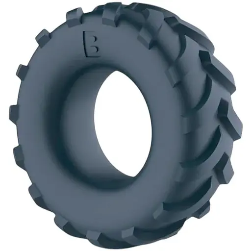 Эрекционное кольцо Boners Tire 5.5 см серый