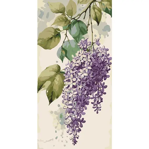 Картина по номерам Art Craft Сиреневый шепот 40х80 см (13162-AC) - фото 2