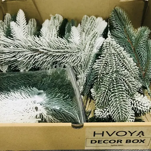 Набір хвойних литих гілочок Hvoya Decor Box (84 елементи) - фото 10