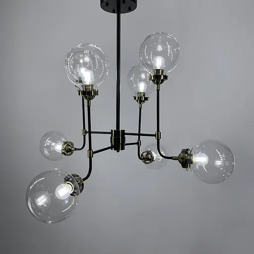 Потолочная люстра на 8 плафонов в стиле Loft Line.F MJ 79/8 - фото 8