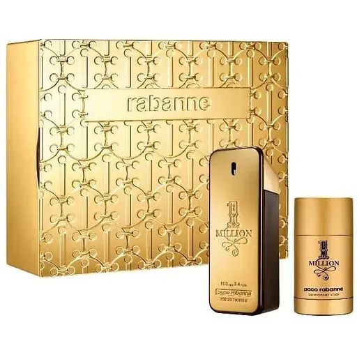 Набір Paco Rabanne 1 Million туалетна вода 100 мл 75 мл дезодорант - фото 1