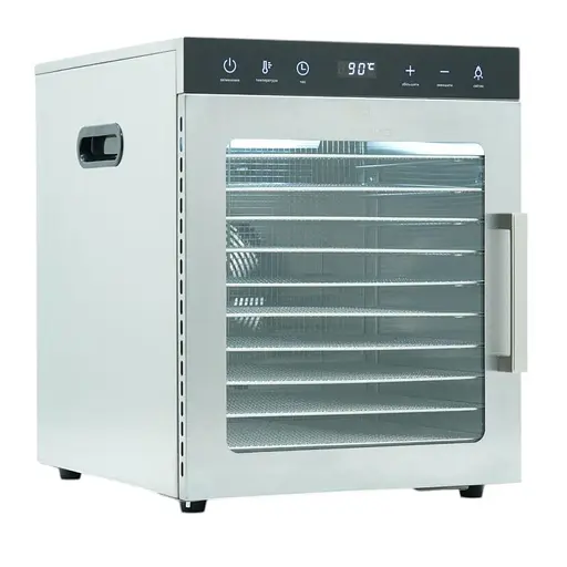 Дегідратор професійний Tekhniko DH-08H-SS нержавіюча сталь (8 лотків) - фото 1