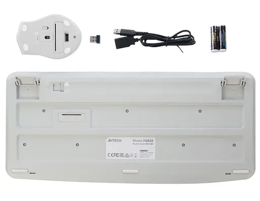 Комплект (Клавіатура та Миша) A4Tech Fstyler FG2500S Plus White - фото 7