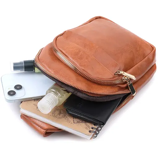 Женская сумка Vintage с одной лямкой через плечо из гладкой экокожи 16х25х6.5 см sum0026942 - фото 8