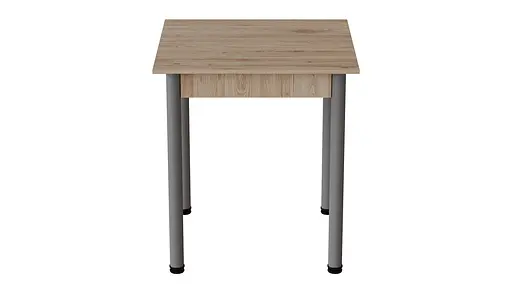 Стіл кухонний Ferrum-decor Агата 75x80x80 Сірий ДСП Сан-Марино 16мм (FRD-105636)