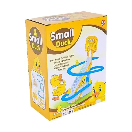 Детский игровой набор Трек "Утенок" Bambi 2021-6, 9 мини-фигурок - фото 1