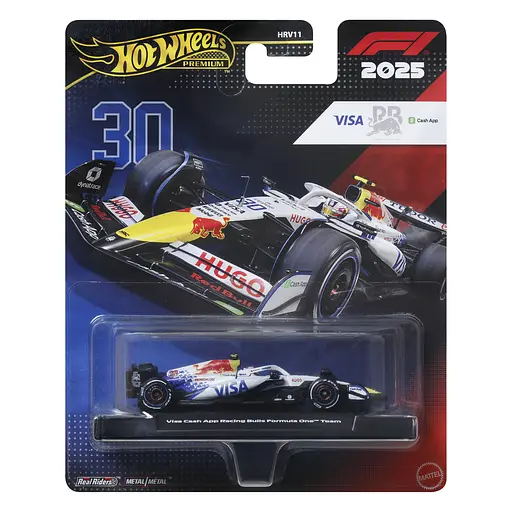 Коллекционный болид Hot Wheels VCARB Liam Lawson #30 Formula 1 (JKD79) - фото 6