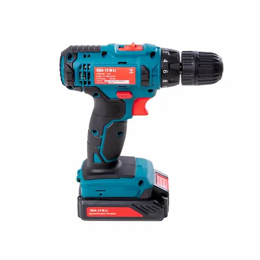 Шурупокрут-дриль акумуляторний Zenit ЗША-12 М Li 12В 2х1.3 А/год 28 Нм 0-350 1300 об/хв 1.1 кг кейс - фото 5