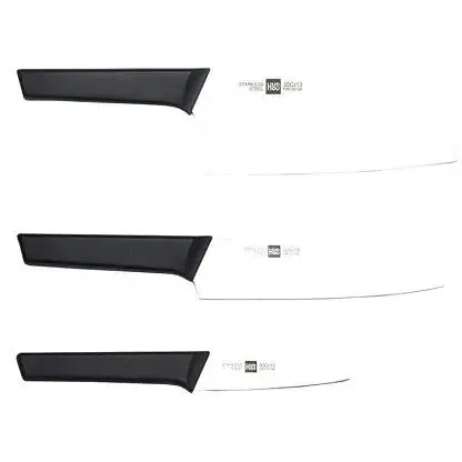 Комплект із 4 кухонних ножів сталевих на підставці Huo Hou Knife Set (HU0059) - фото 2