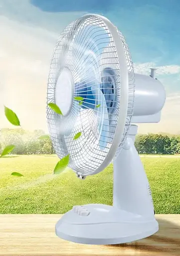 Вентилятор настольный Domotec MS-1626 3 скорости 30 Вт Белый - фото 4