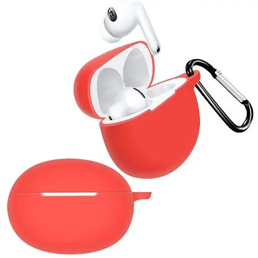 Чехол-накладка DK Silicone Candy Friendly с карабином для Oppo Enco X2 (red)