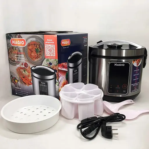 Мультиварка Magio MG-426 с сенсорным управлением 5л 24 программы с функцией отложенного старта 900Вт Серый - фото 10