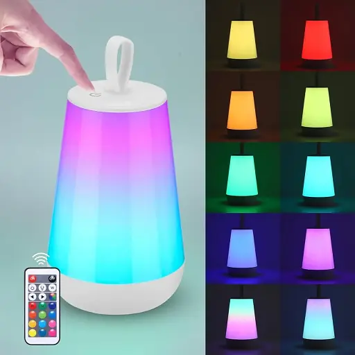 Світлодіодна сенсорна приліжкова лампа COZHYESS ST117 RGB 1200 мА·год - фото 3