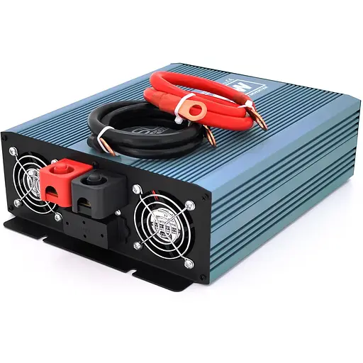 Инвертор напряжения Mexxsun MXS-2000, 12V/220V, 2000W с модифицированной синусоидой, 2 Shuko, клеммные провода, Q4 - фото 2