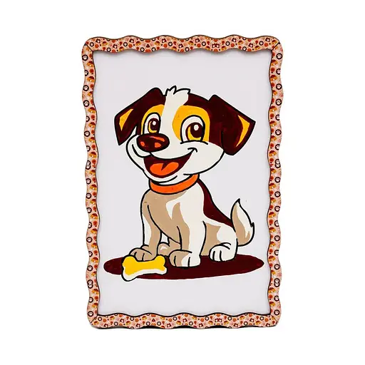 Дитячий набір для розпису по дереву "Вірний друг" PuzzleOK Puz-22975 формат А5 - фото 1