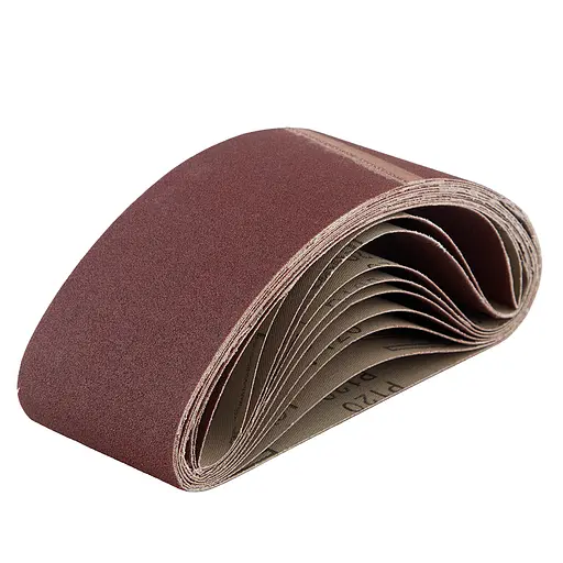 Стрічка шліфувальна нескінченна Alloid Building Tools зерно 120 75х457 мм 10 шт. (SB-457120) - фото 1