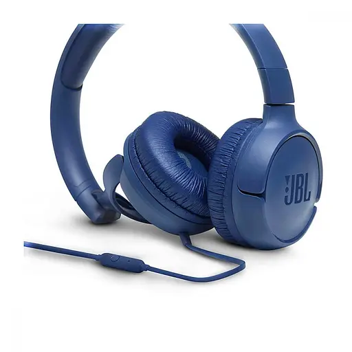 Навушники з мікрофоном JBL T500 Blue (JBLT500BLU) - фото 8