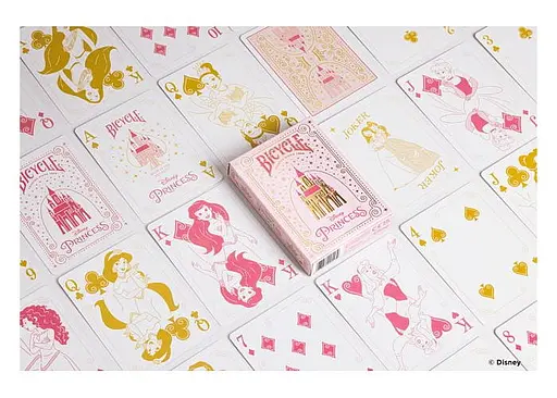 Карти гральні United States Playing Card Company Bicycle Disney Princess inspired (pink) (ВР_КИБДПІП) - фото 3