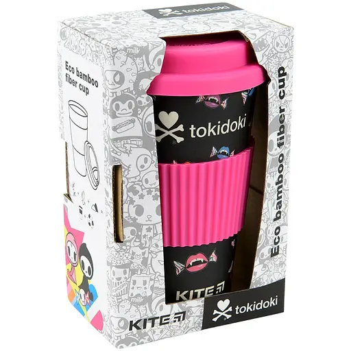 Стакан з бамбука Kite tokidoki у коробці 440 мл (TK22-311) - фото 2