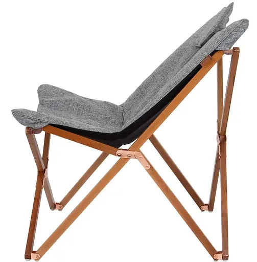 Кресло раскладное Bo-Camp Bloomsbury M Grey (1200369) (DAS302725) - фото 3