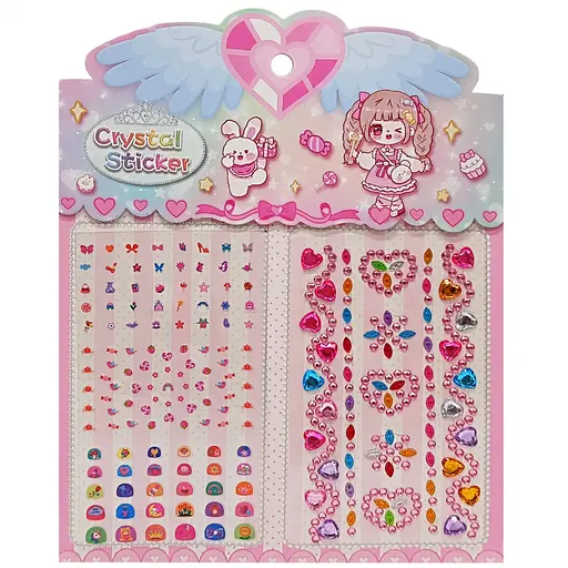 Наклейки декоративные XY-008-2(Pink) для авто, ноутбуков, телефонов