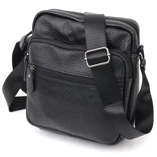 Чоловіча шкіряна сумка Vintage 18х19х6 см sum0020306 - фото 1