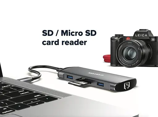 USB-хаб Canyon 8-in-1 USB-C (CNS-TDS15) - фото 4