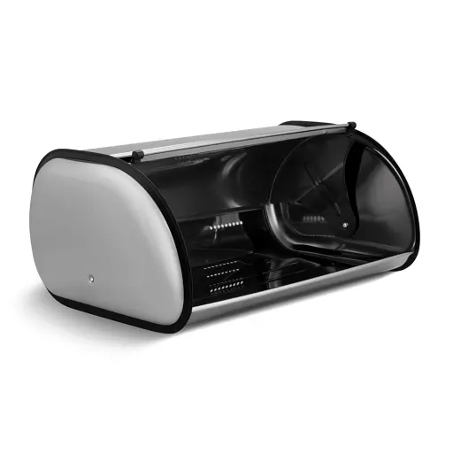 Хлебница Edenber EB-079 из нержавеющей стали с вращающейся крышкой 2 шт.   - фото 4