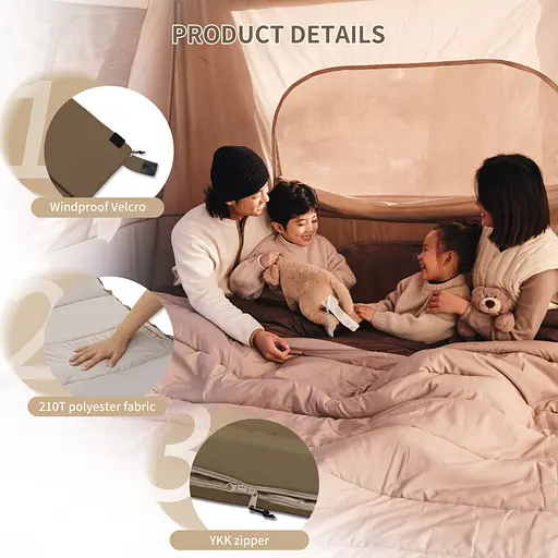 Спальный мешок двухместный Naturehike CNK2300019, зеленый - фото 4