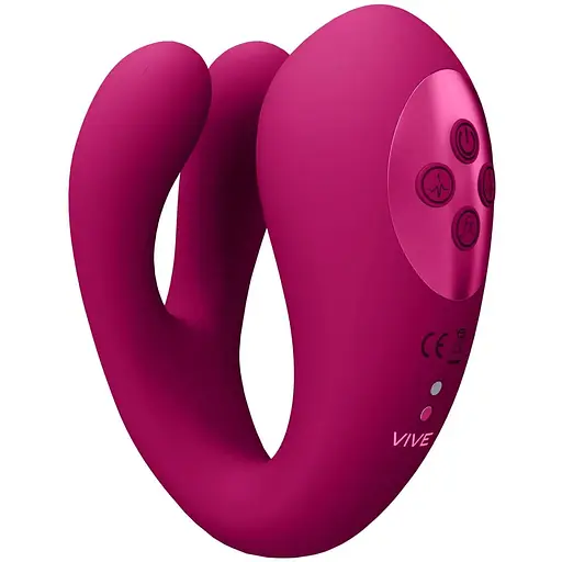 Вібратор Vive Yoko 19.7 см (фуксія)